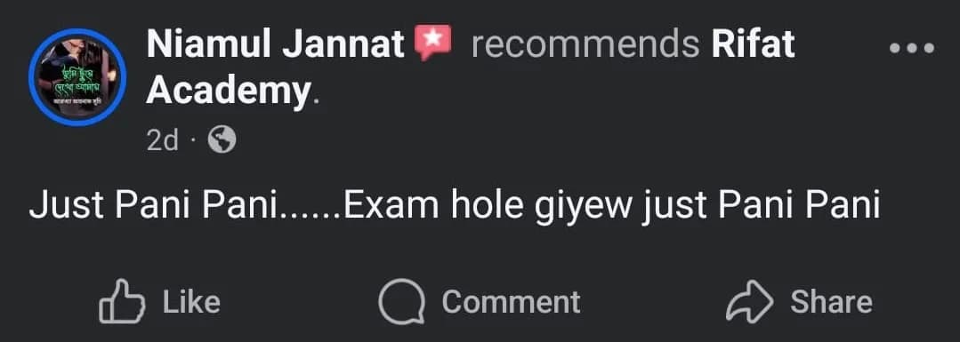 Rifat Academy student review
